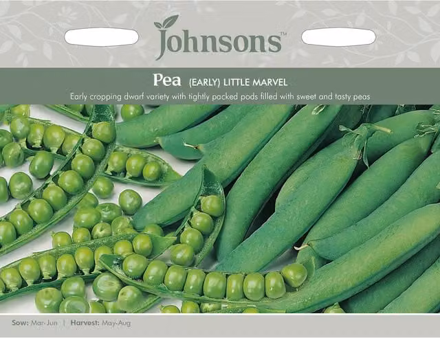 Johnsons Early Little Marvel Green Pea Vegetable Seeds