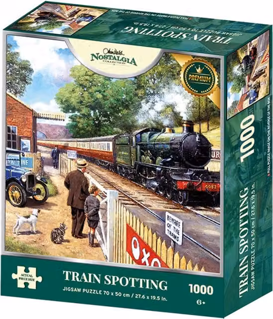 Nostalgia Collection Train Spotting 1000 Piece Multicolour Jigsaw Puzzle