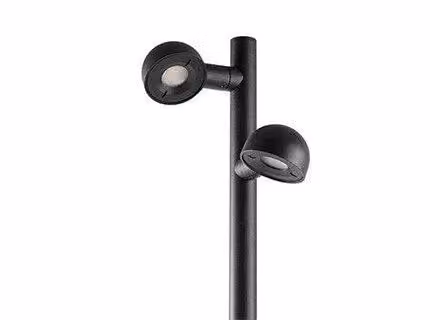 Netlighting Brot Integrated LED Outdoor Bollard Ground Light, Black, 2700K Warm White