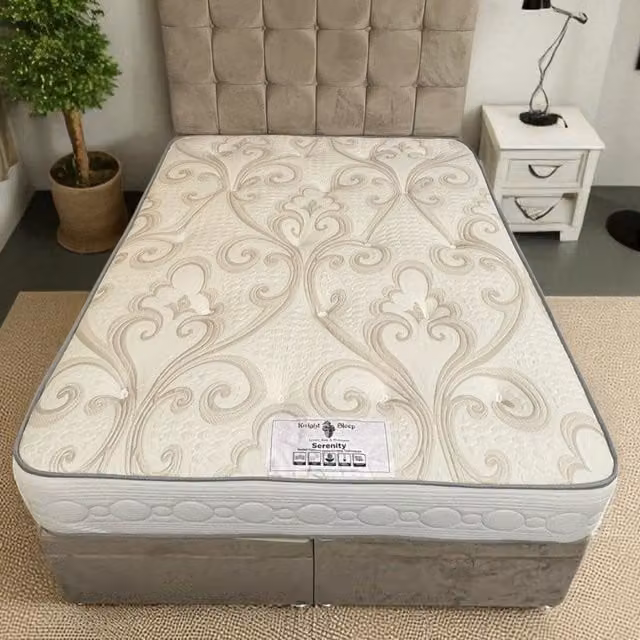 Knight Sleep Serenity Reflex Hybrid Support Pocket Sprung Mattress, White, W/D/H: 80 x 190 cm