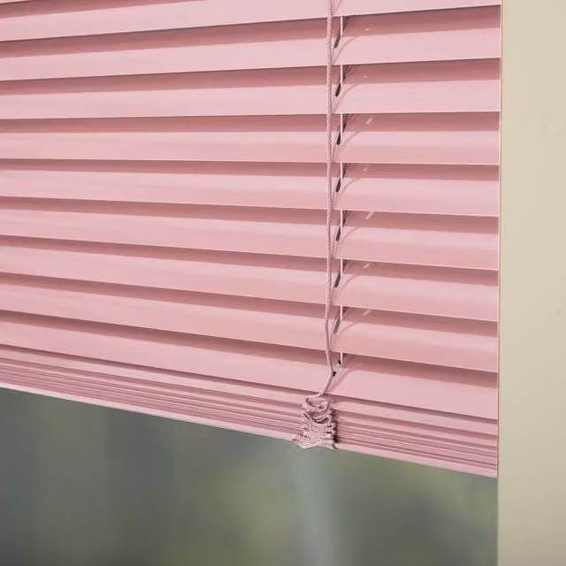 Premier Made To Measure 25mm Aluminium Venetian Blind in Pink Candyfloss