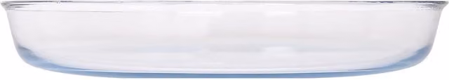 Argon Tableware Round Glass Pie Dish, Transparent/White, Diameter: 32 cm