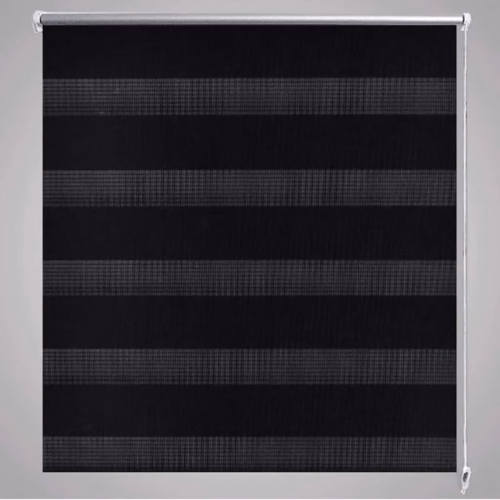 Berkfield Home Zebra Blind in Black and White, W: 60 cm, H: 120 cm – 3