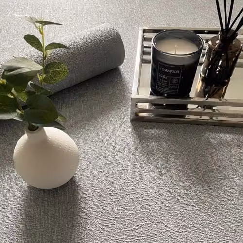 Belgravia Decor Blown Weave Textured Vinyl Wallpaper, Grey – 2