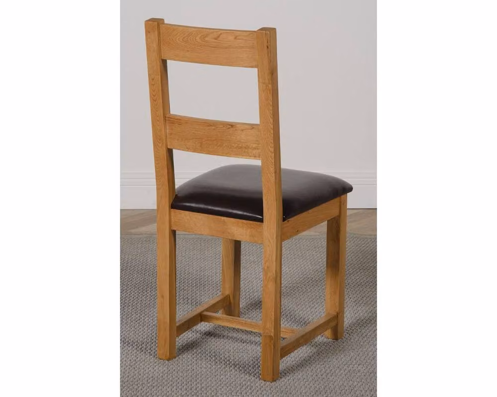 Thats Furniture Richmond Oak Extending Dining Table and 6 Lincoln Chairs in Brown – 2