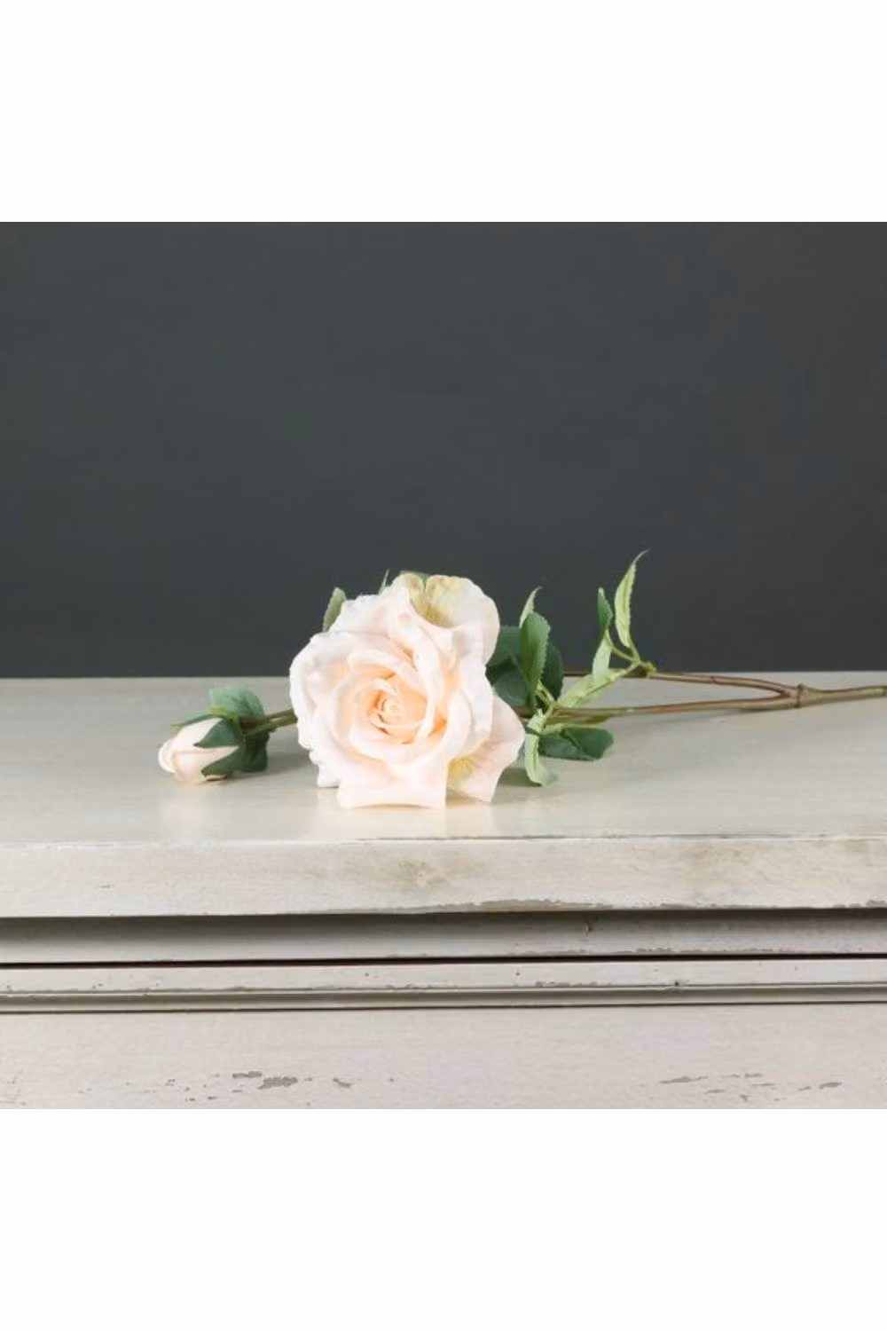 KDMD Tintagel Spray Rose in White and Beige, 2 Pack – 2