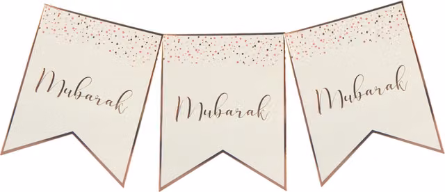 Peacock Supplies Pink Classic Birthday Party Hanging Paper Pennant Banner with Dotted Letters