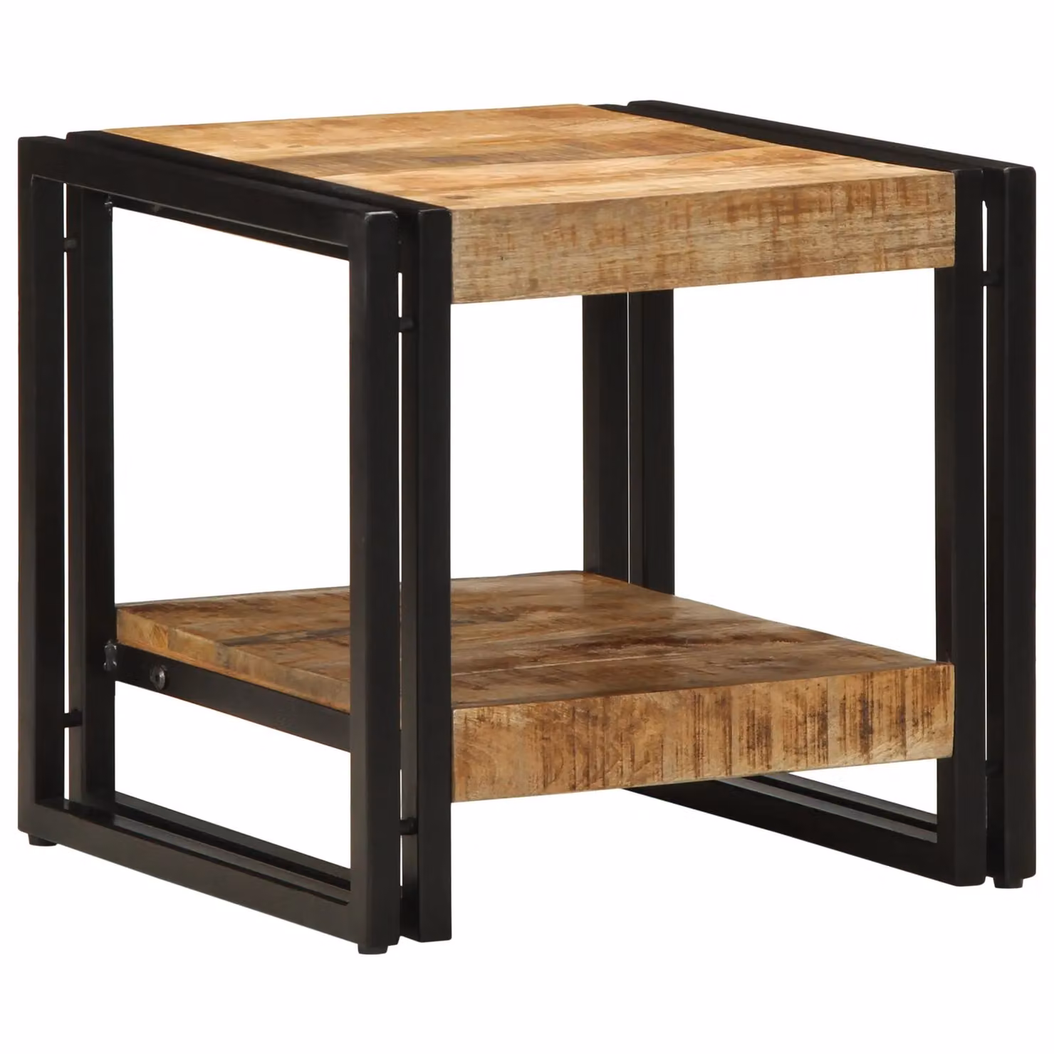 Berkfield Home Brown Mango Wood Coffee Table, W: 40 cm, D: 50 cm, H: 38 cm – 2