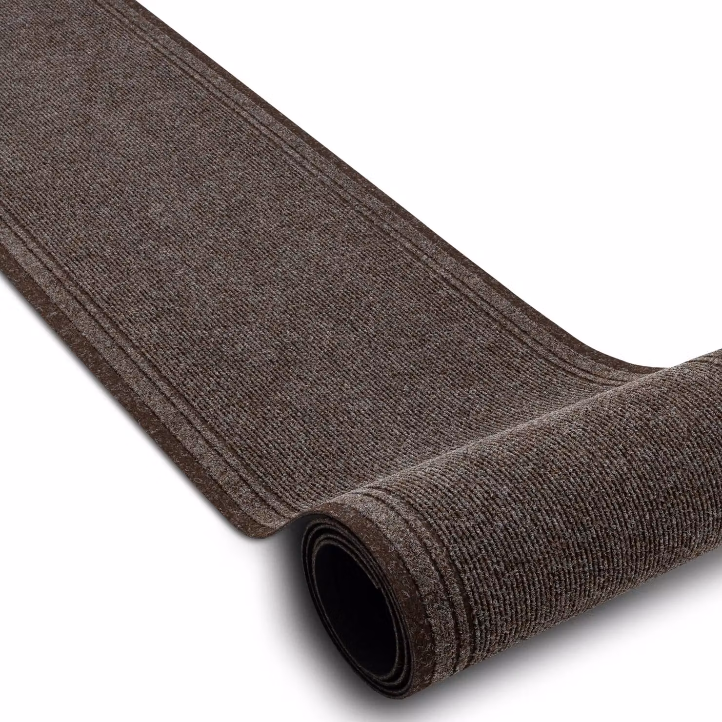 RugsX Malaga Anti-Slip Runner in Brown, W/D/H: 100 x 210 cm – 2