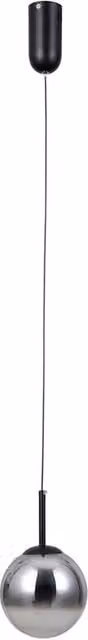 Netlighting Velada Slim Pendant Ceiling Light in Matt Black with Warm White LED