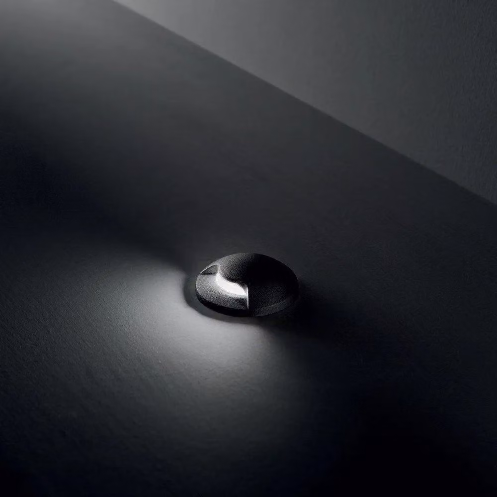 Netlighting Way Outdoor Directional Recessed Floor and Decking Light, Black, IP67, G9, 3000K Warm White – 3