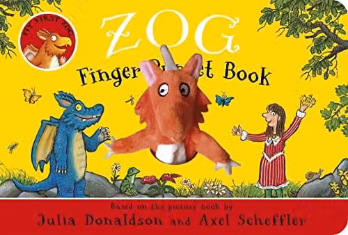 Zog Finger Puppet Board Book by Alison Green, Multicolour
