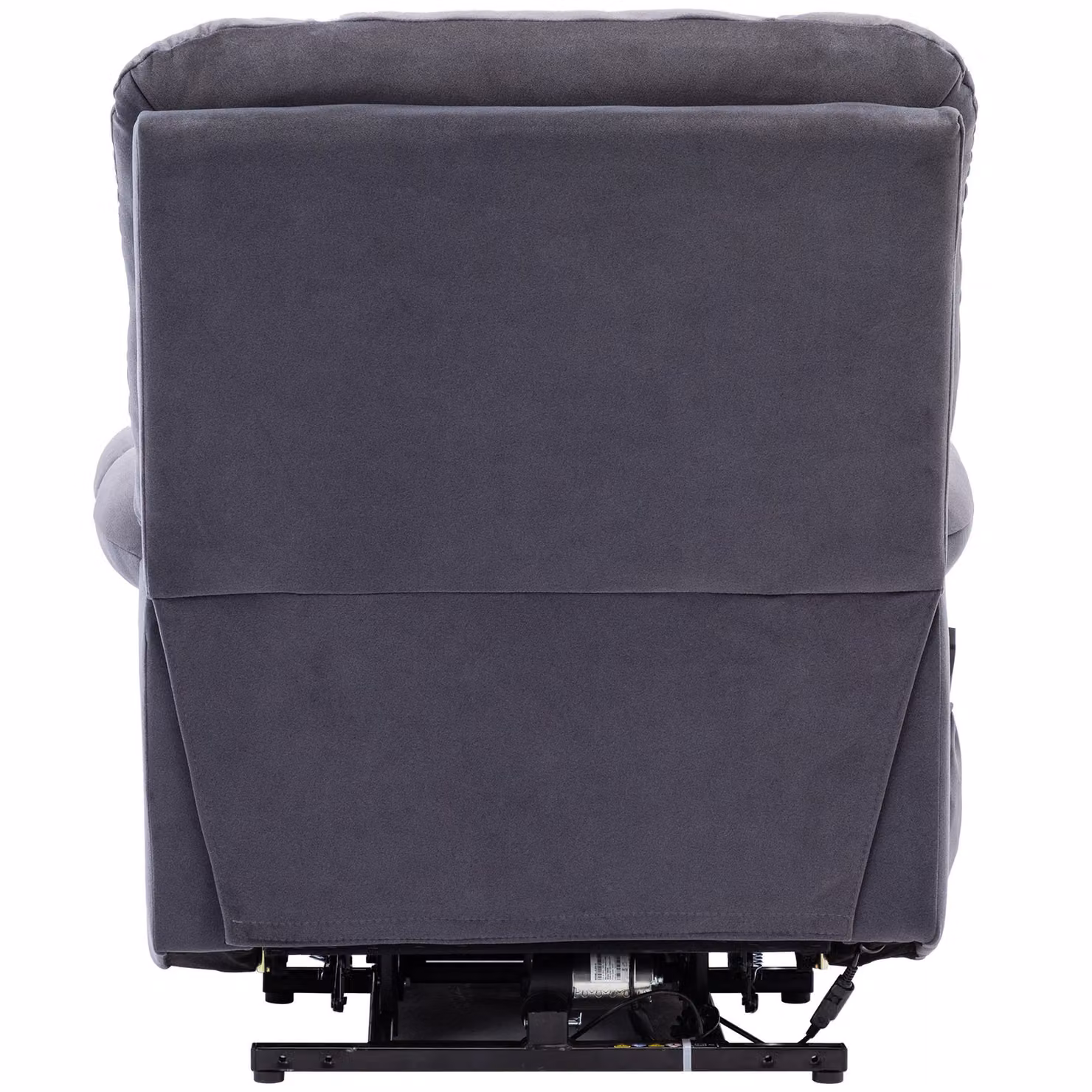 Aosom.UK Grey Power Lift Recliner Armchair with Heating, USB Ports and Side Pockets, W/D/H: 81 x 91 x 104 cm – 5
