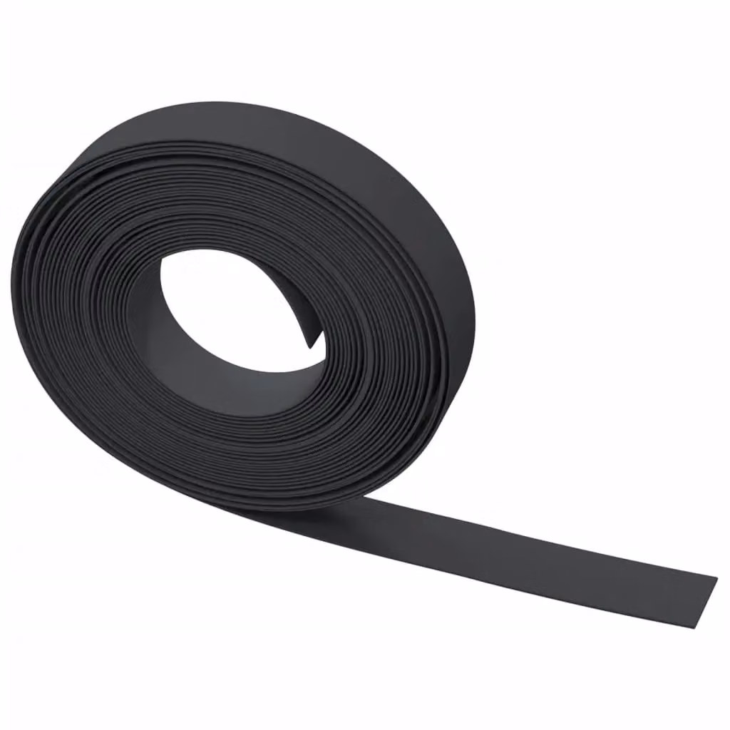 Berkfield Home Garden Edgings, 5 Pieces, Black, 10 m, Polyethylene – 4