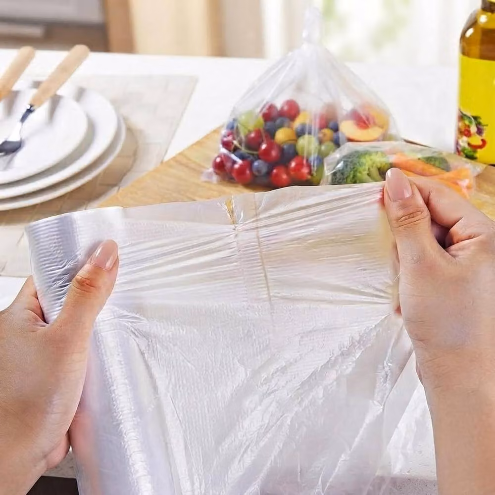 Bed Time UK 500 Pack Large Freezer and Food Storage Bags, Clear, W/D/H: 22 x 28 cm – 2