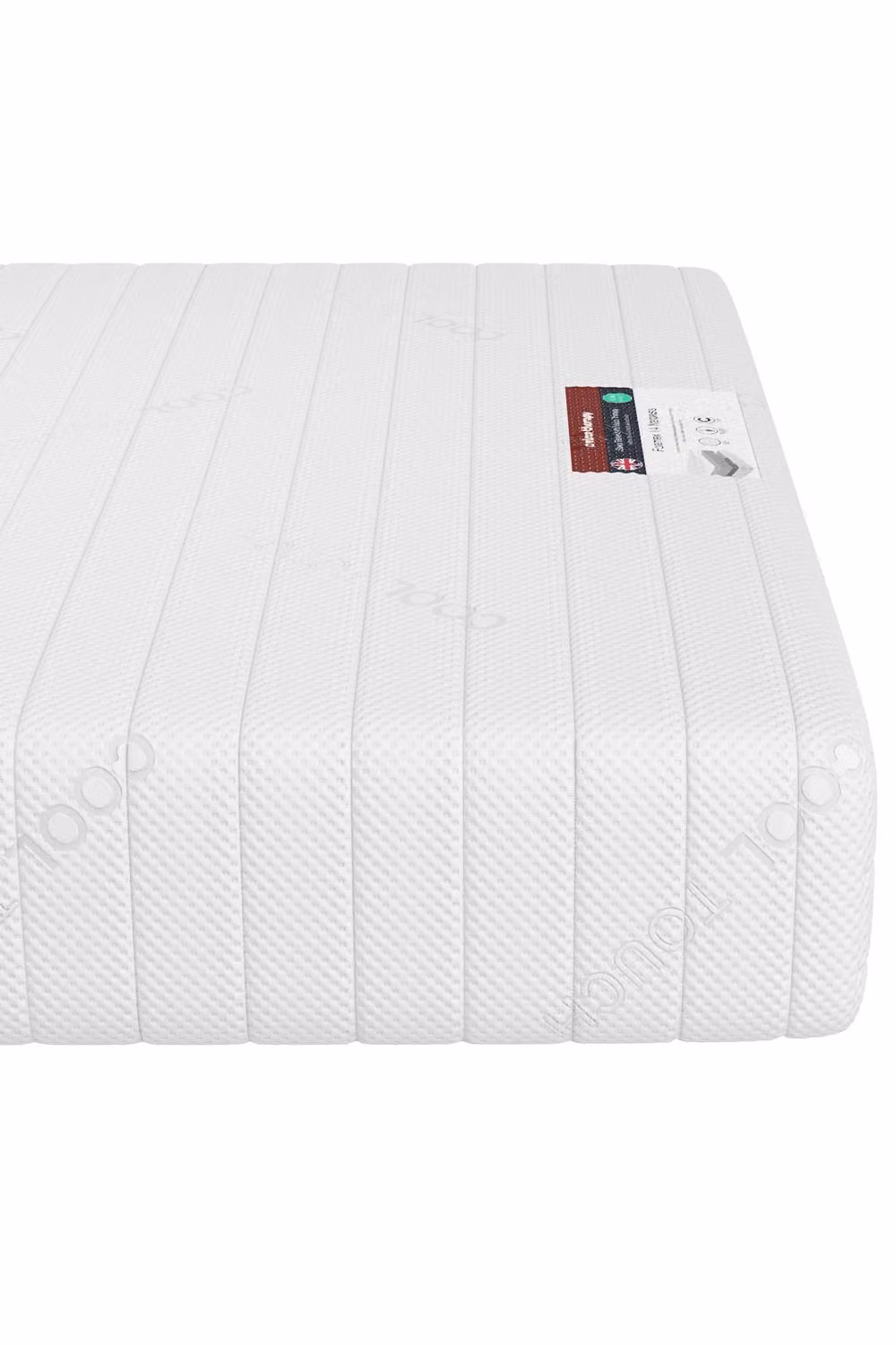 Rest Relax Extra Firm Orthopaedic Reflex Foam Mattress in White, Single, H: 20 cm, W: 90 cm, D: 200 cm – 1