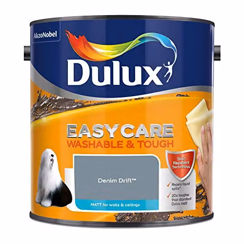 Dulux Blue Matt Dispersion Emulsion Paint, 2.5L – 2