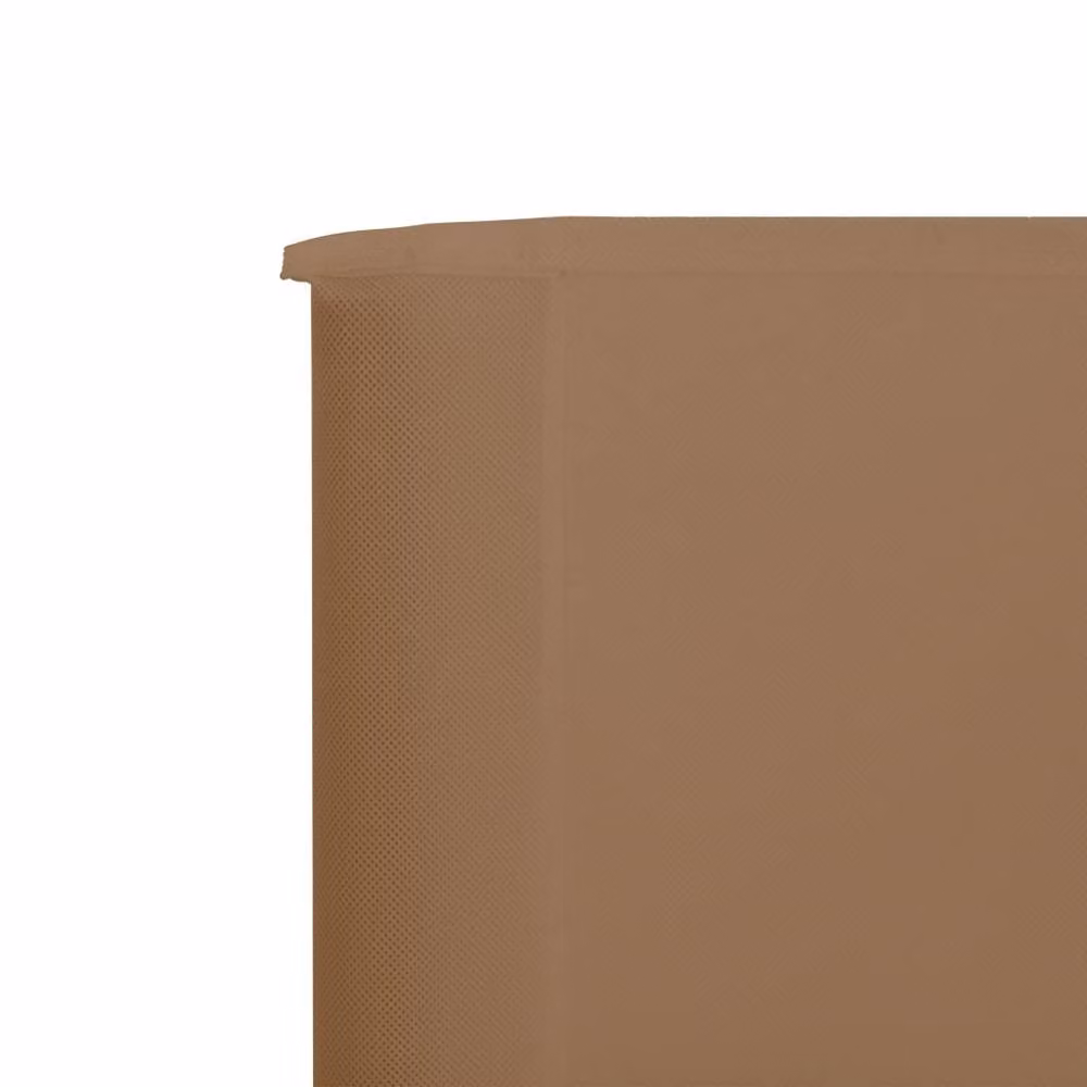 Berkfield Home 6-Panel Fabric Wind Screen, W: 800 cm, H: 80 cm, Beige – 3
