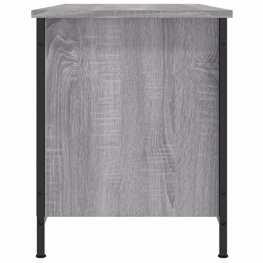 Berkfield Home Grey Sonoma TV Cabinet in Engineered Wood W/D/H: 100 x 40 x 50 cm – 4