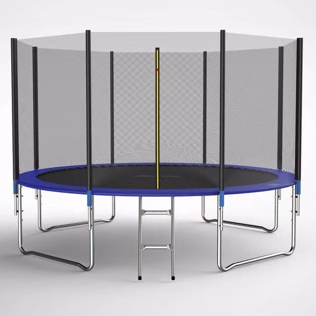 GALACTICA 12ft Trampoline Set with Enclosure, Blue