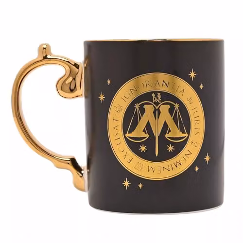 Widdop and Co Warner Bros Harry Potter Ministry of Magic Ceramic Mug in Black and Gold – 4