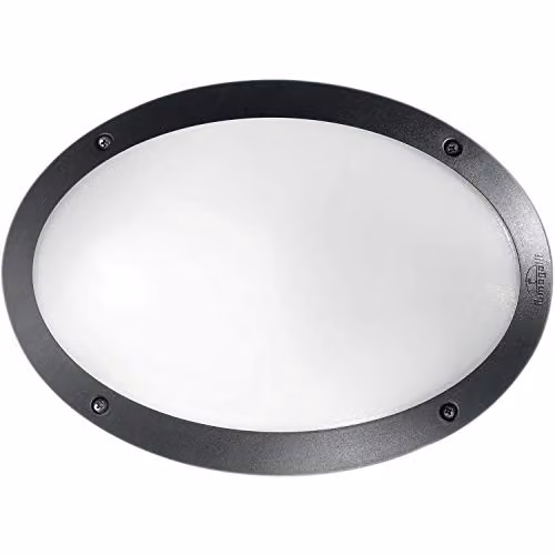 Netlighting Maddi Outdoor Flush Ceiling and Wall Light, White, IP66, E27