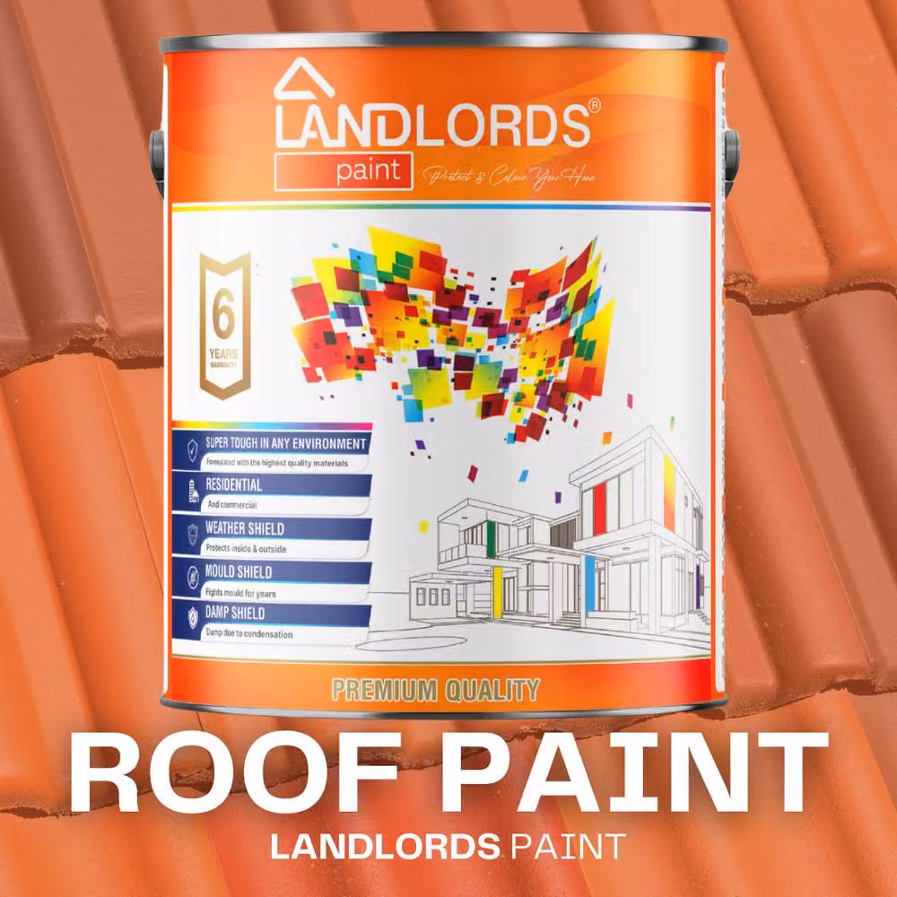 Landlords Paint Brown Roof Paint, 20 l – 2