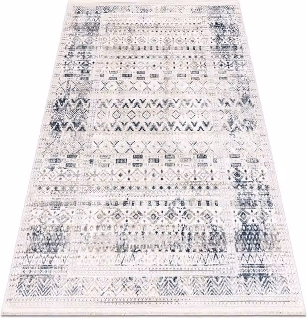 RugsX Distin Blue Vintage Modern Rectangular Rug W: 160 cm, D: 230 cm – 1