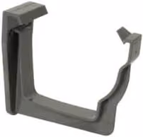 FloPlast Ogee Gutter Fascia Bracket, Anthracite Grey, W: 110 mm, H: 80 mm