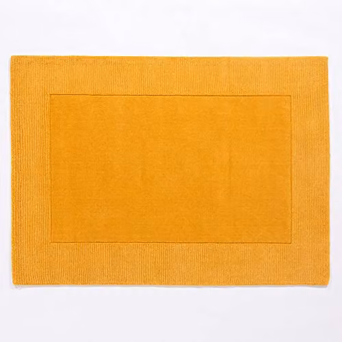 Mayfair Hand-Knotted Ochre Wool Area Rug, W/D/H: 80 x 150 cm