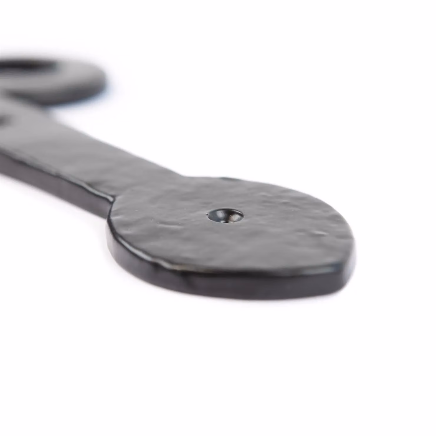 Hammer and Tongs Arrowhead T-Hinge in Matt Black Iron, W: 30 cm – 3