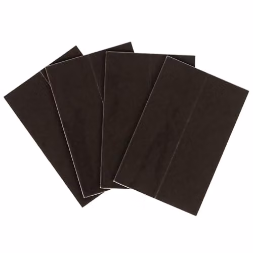 T-REX Tape Extreme Hold Heavy Duty Double Sided Mounting Strips, Black, 8 Strips, W: 2.54 cm x H: 7.62 cm – 2