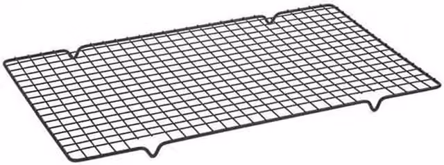 Dexam Non-Stick Rectangular Metal Cooling Rack in Black