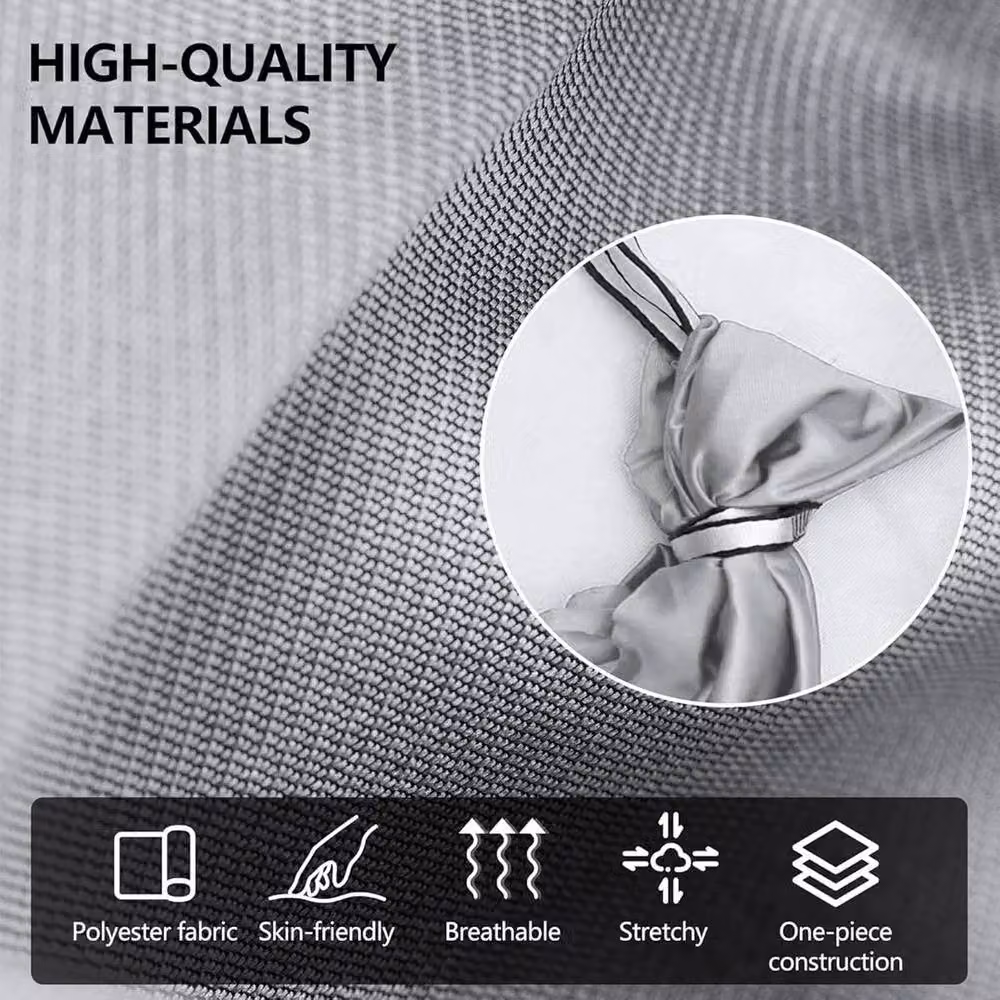 FLAVORA Grey Indoor Sensory Therapy Swing Hammock for Children, W: 100 cm, D: 15 cm – 3