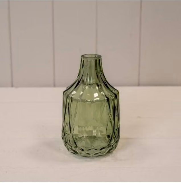KDMD Classic Vintage Green Glass Bottle for Adults