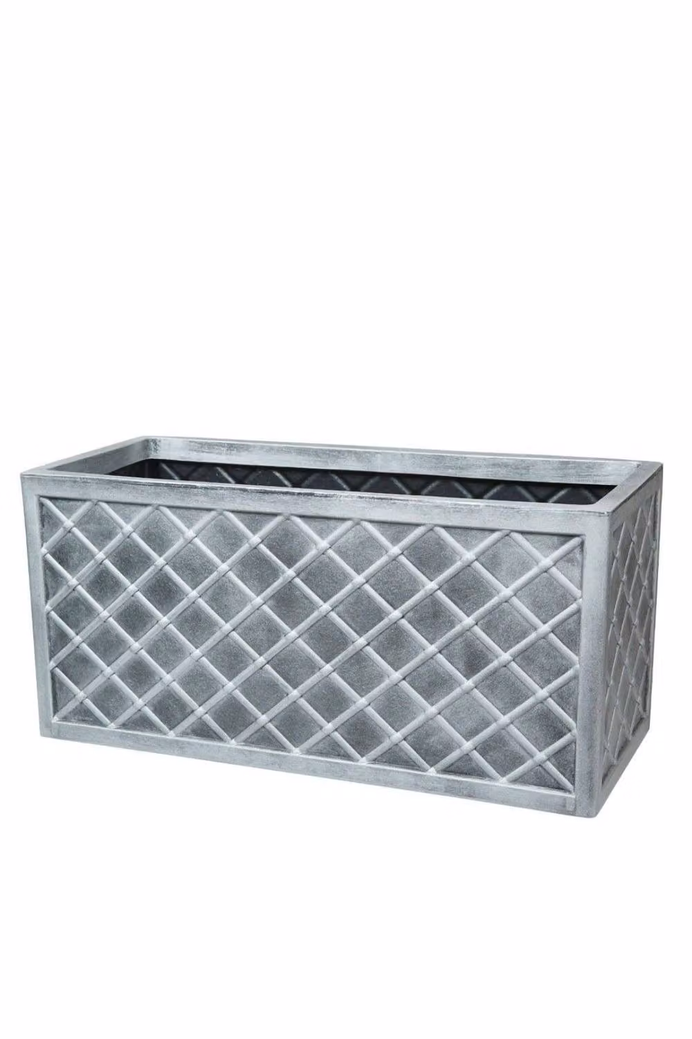 KDMD Lazio Pewter Trough Planter, Grey, 70 cm – 3