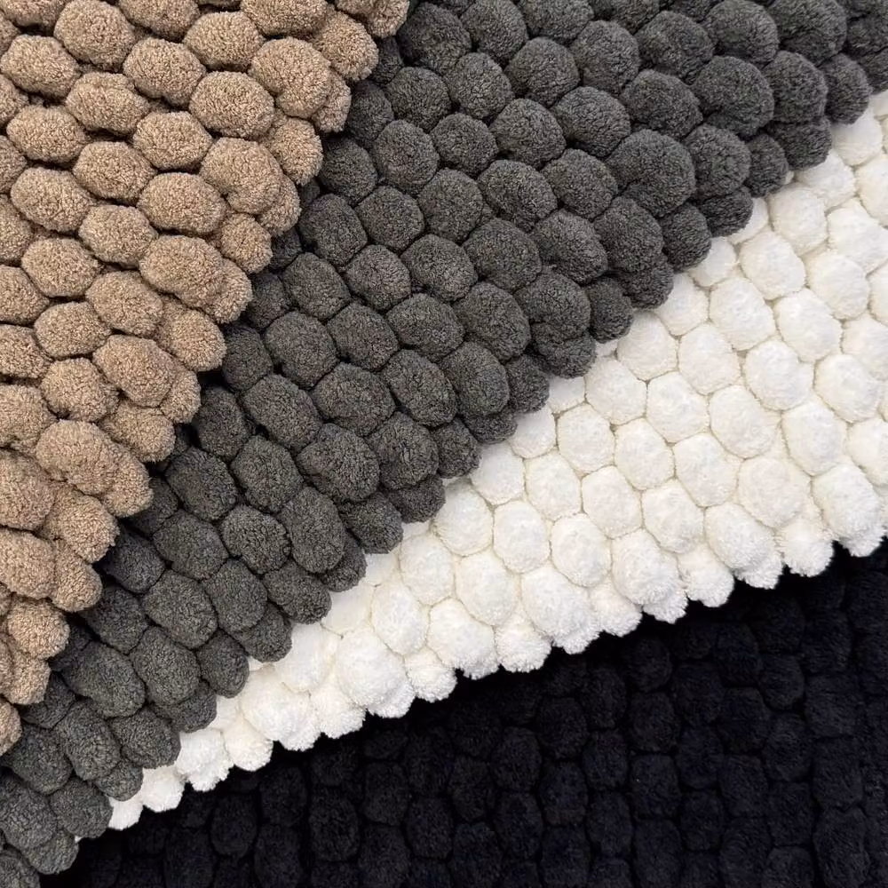 Allure Bath Fashions Luxury Chunky Bobble Bath Mat, Black, W: 80 cm, D: 50 cm – 7