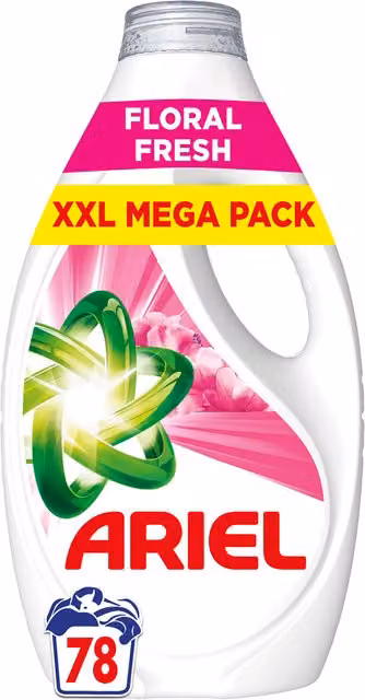 Ariel Laundry Liquid in Green and Multicolour