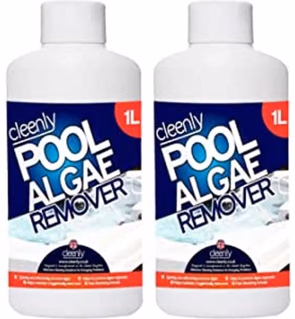 Cleenly Liquid Pool Algae Remover and Preventative, 2kg, White