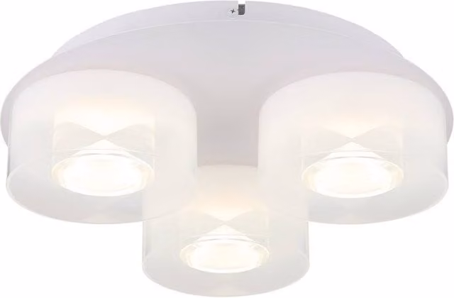 Netlighting Belinda Shade Cluster Ceiling Light in Matt White with LED 4000K – 1