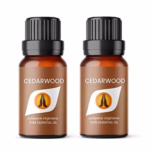 Aroma Energy Cedarwood Pure Essential Oil, 2 x 10ml, Brown – 1