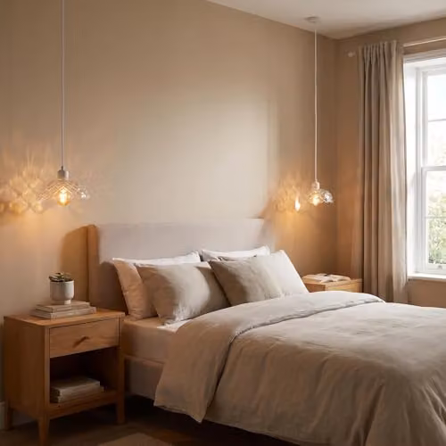 Happy Homewares Modern Transparent Glass Dome Pendant Light Shade with Reducer Ring, W: 25 cm, H: 10 cm – 2