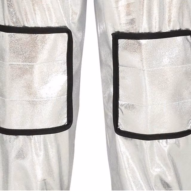 Fiestas Guirca Childrens NASA Astronaut Costume in Silver/Metallic