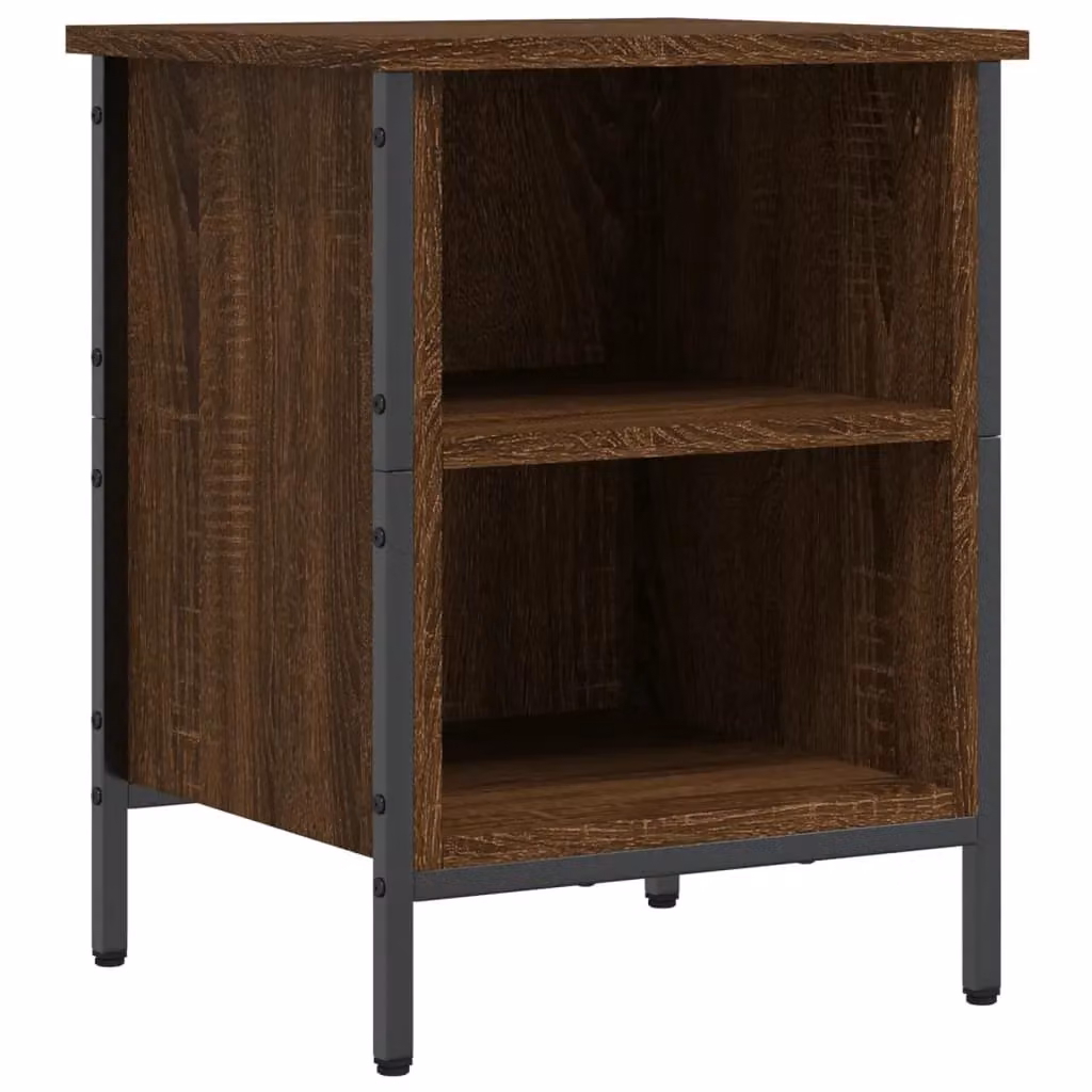 Berkfield Home Brown Oak Shoe Cabinet, W/D/H: 38 x 35 x 50 cm – 2