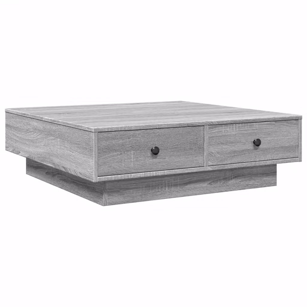 Berkfield Home Grey Sonoma Square Coffee Table, W/D/H: 90 x 90 x 28 cm – 2