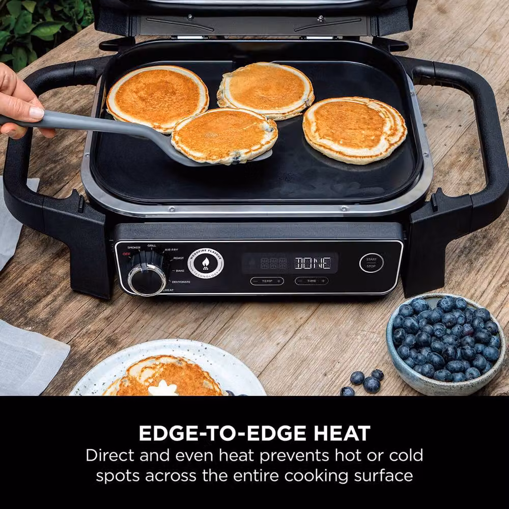 Ninja Woodfire Electric BBQ Grill Flat Plate XSKGRIDPLTEUK in Black – 3