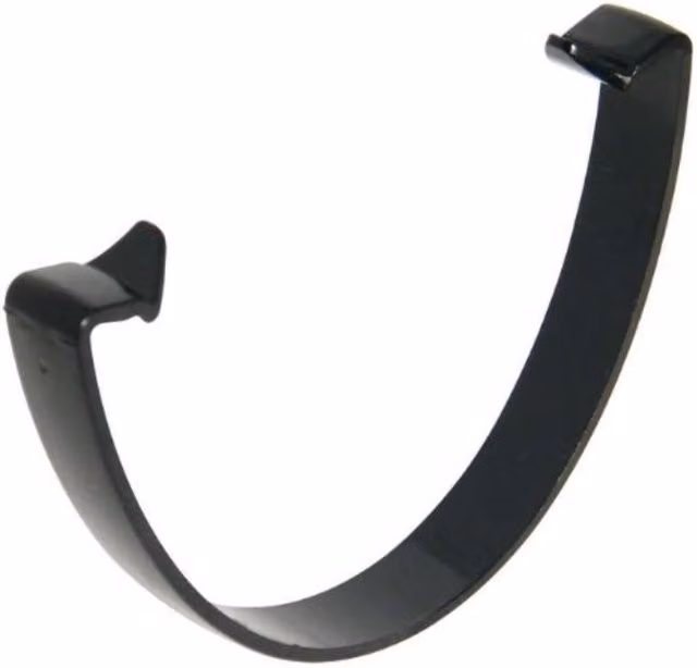 FloPlast Cast Iron Effect Deepflow Gutter Spare Fitting Strap, Black, 115mm