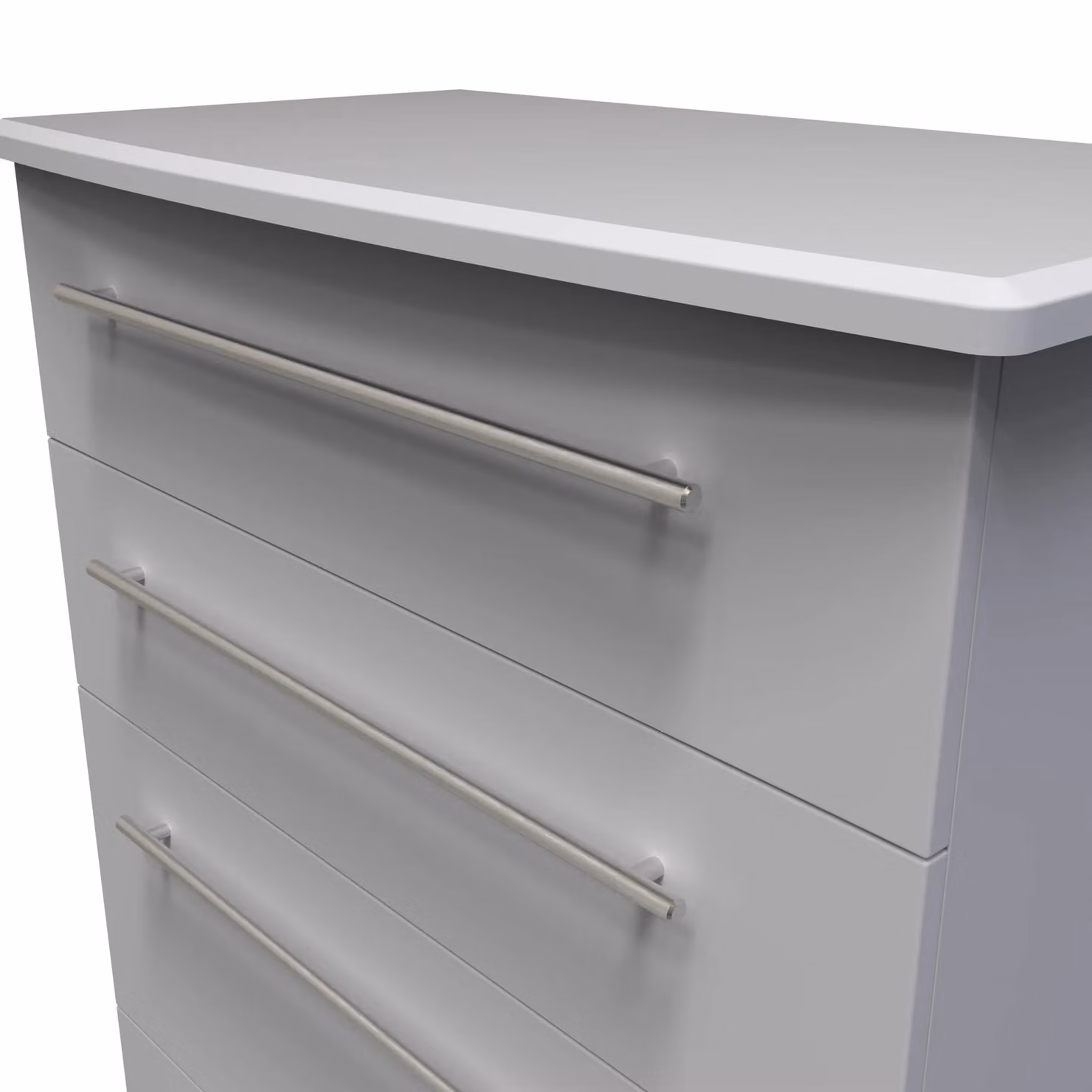 Carlton 4 Drawer Deep Chest in Grey – 3