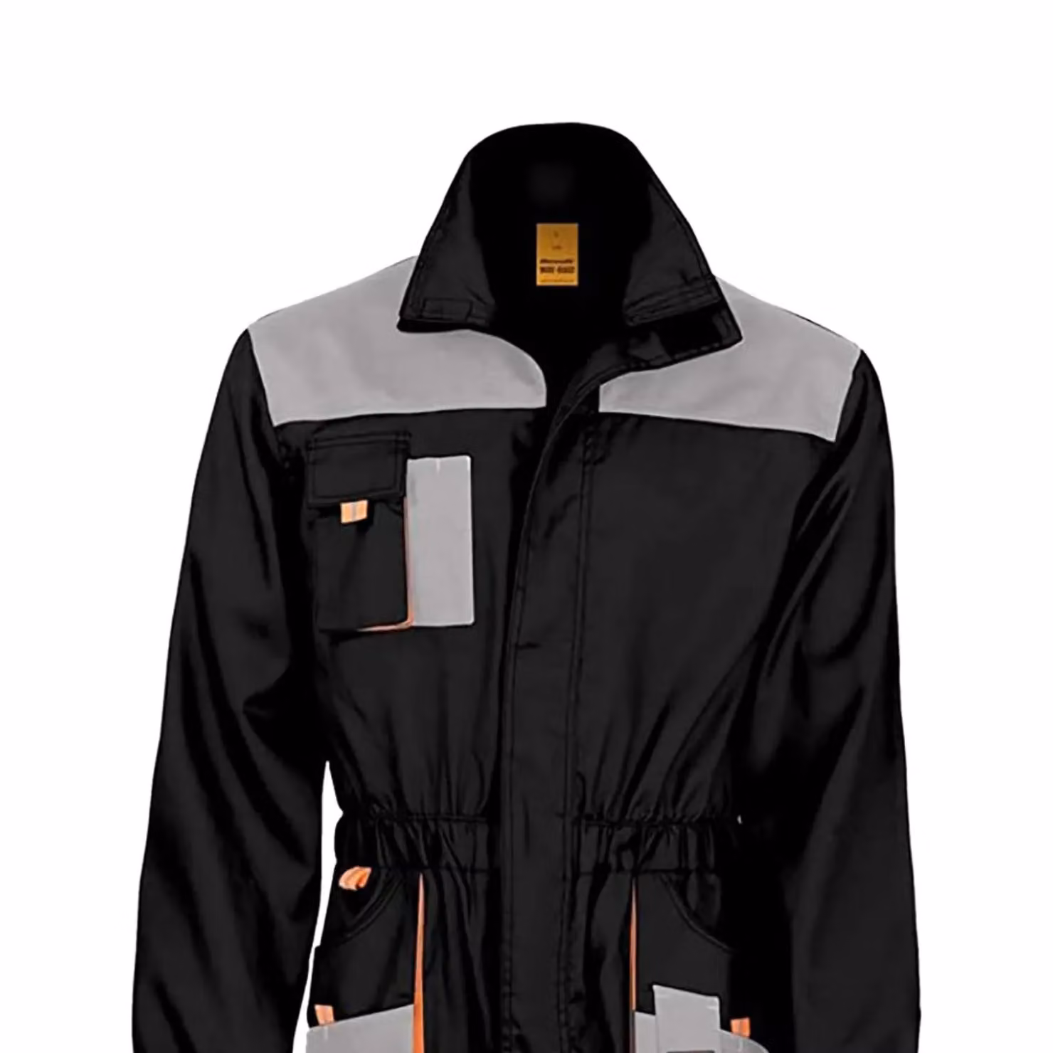 Result Men's Work-Guard Lite Poly-Cotton Coverall in Black, Size: Large – 2