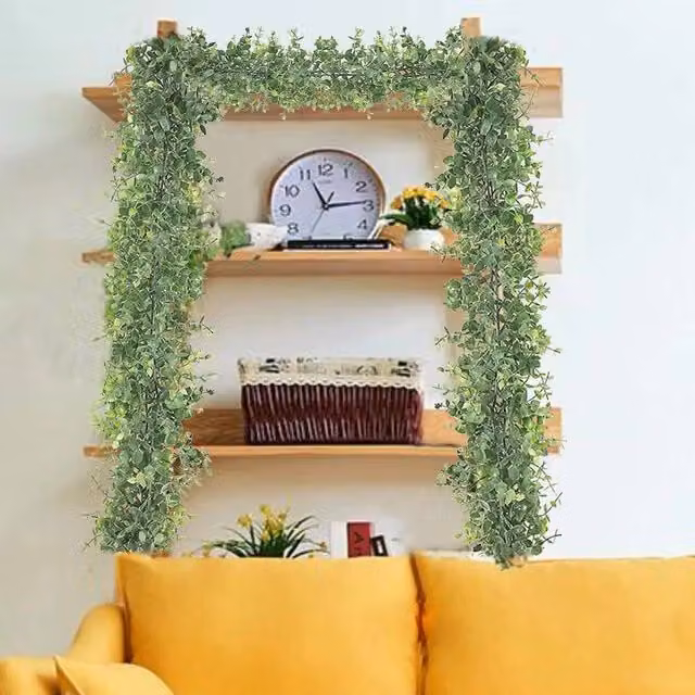 Havendro 6ft Artificial Eucalyptus Garland in Green for Wedding and Party Decor – 1